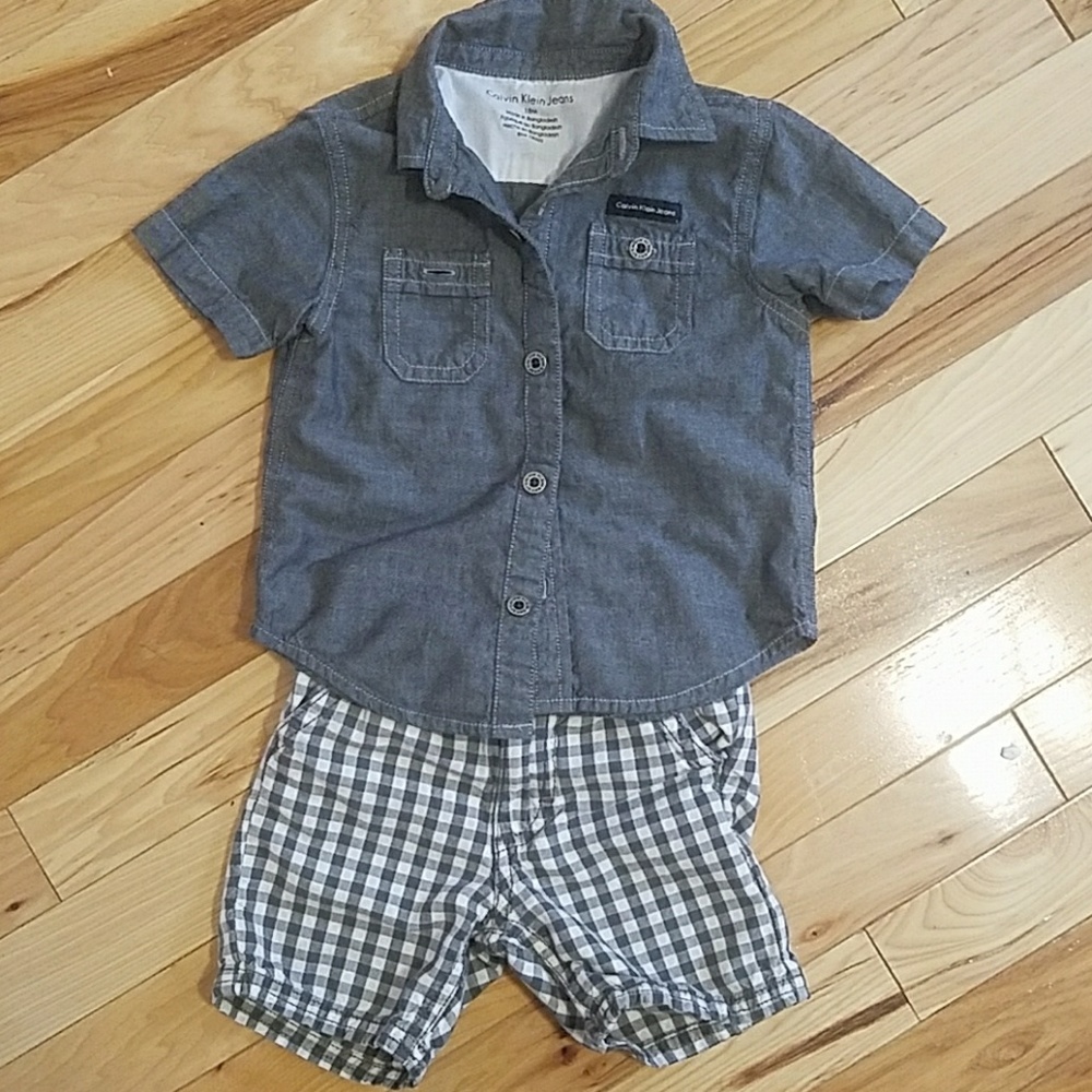 Toddler boys Calvin Klein set