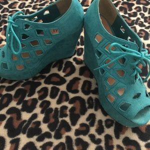 Turquoise Wedges