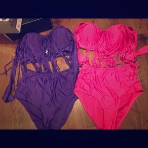 Two piece bathing suits size medium