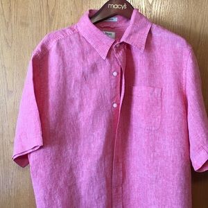 LL Bean slightly fitted Men’s Linen shirt