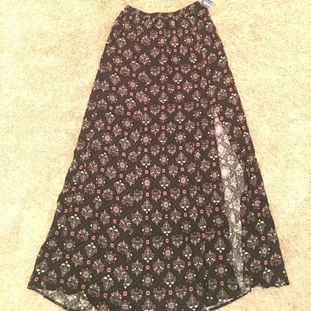 Long Skirt with Side Slit