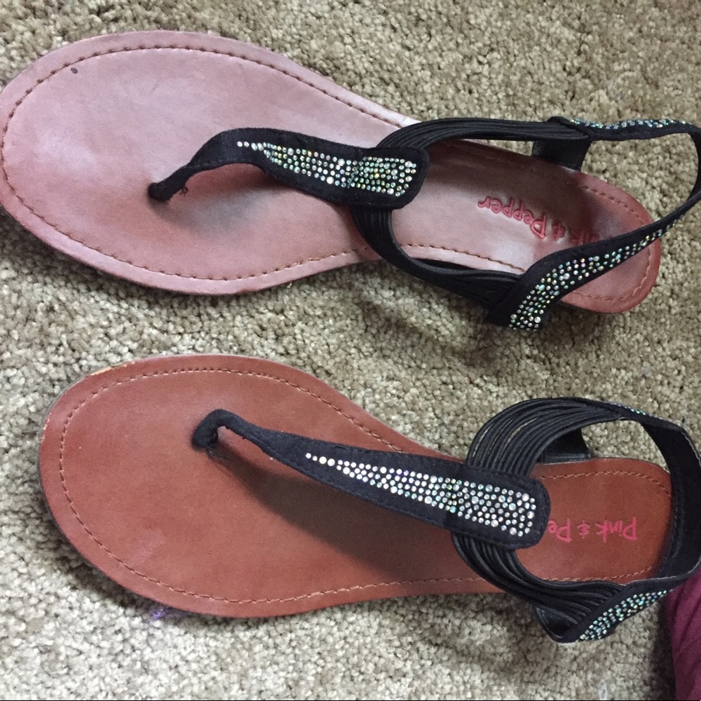 Sparkly sandals