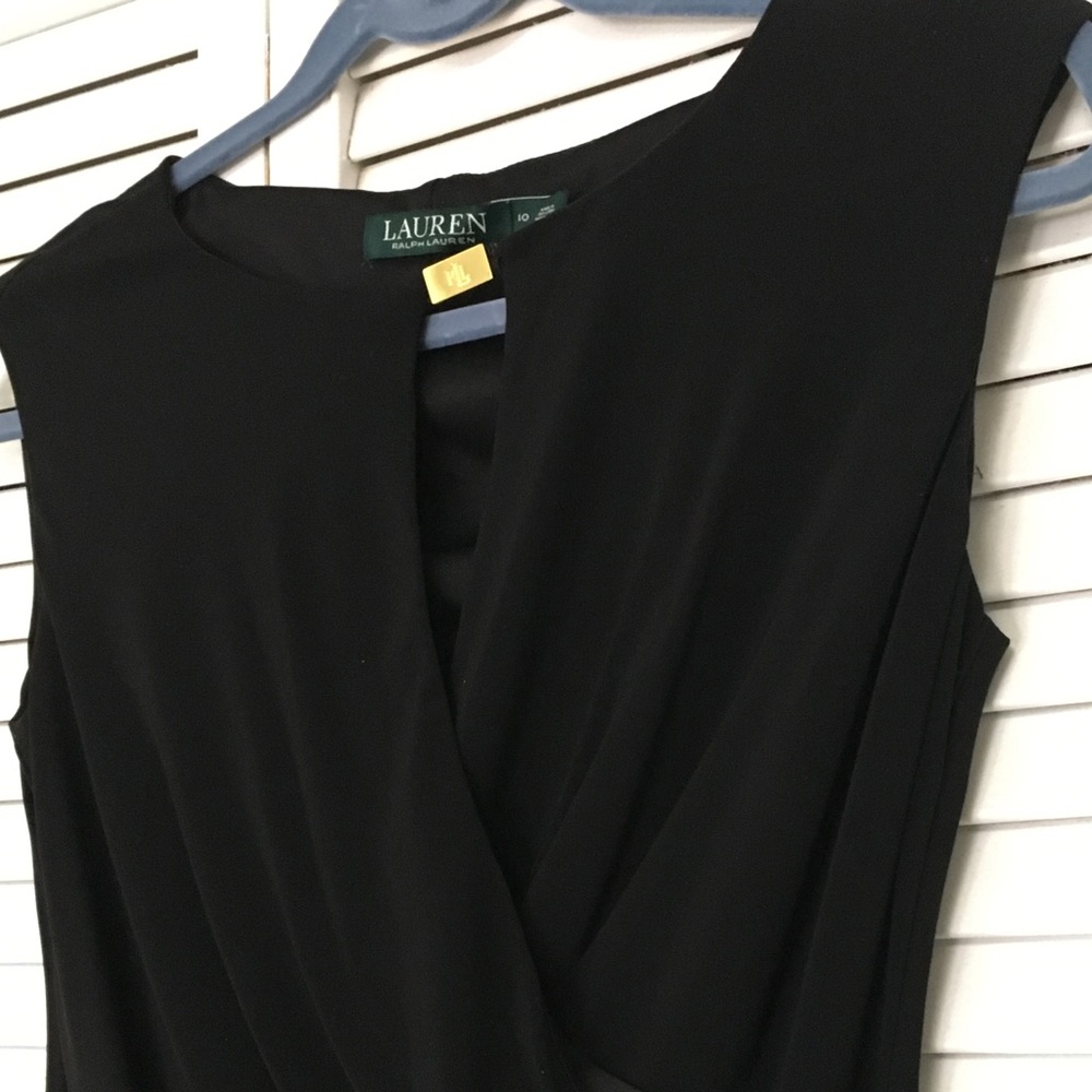 Ralph Lauren Black Keyhole Dress size 10