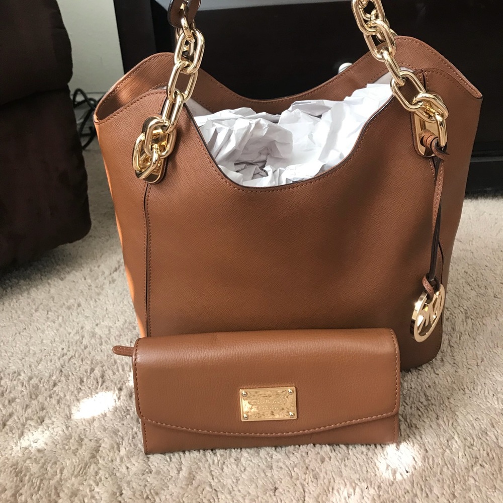 Brown Michael Kors purse