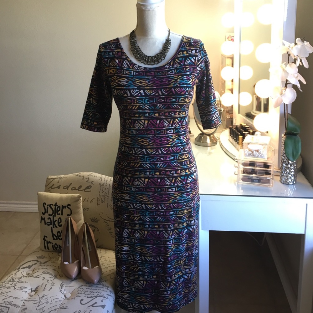 Beautiful Bodycon tribal pattern Sheath dress