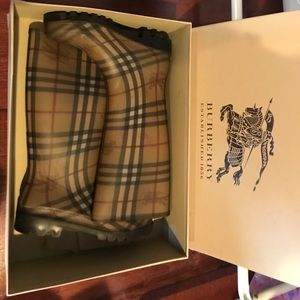 burberry rain boots