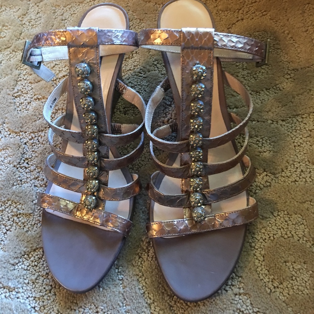 Beverly Feldman gladiator wedges!!