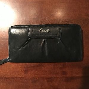 COACH Black Leather Wallet