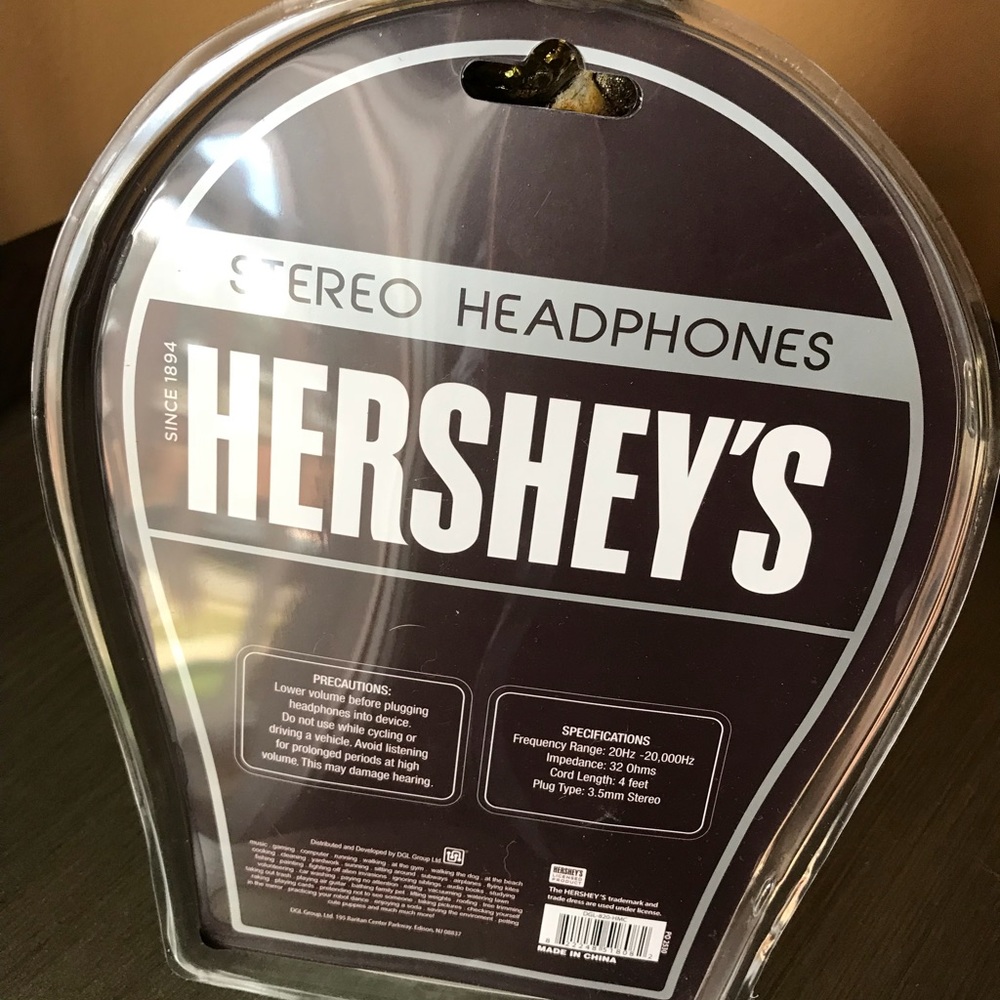 Kids Hershey headphones