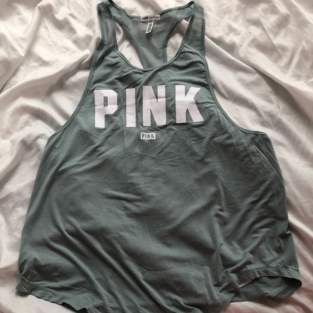 PINK Mesh Super Soft Tank Top