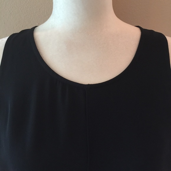 Karen Kane Sleeveless Black Woven Blouse Top - Picture 2 of 8