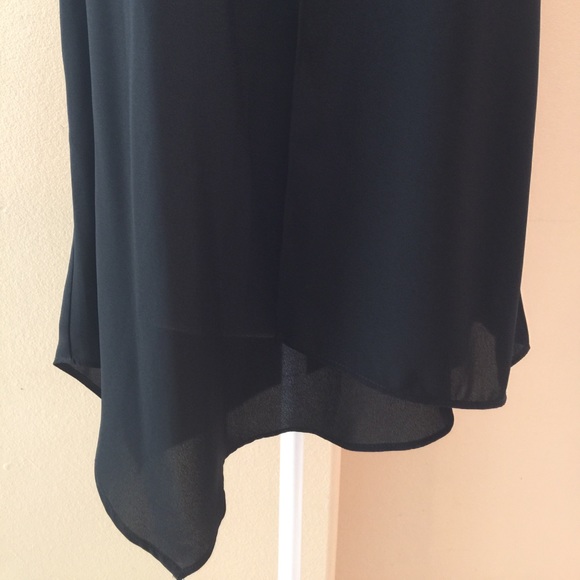 Karen Kane Sleeveless Black Woven Blouse Top - Picture 3 of 8
