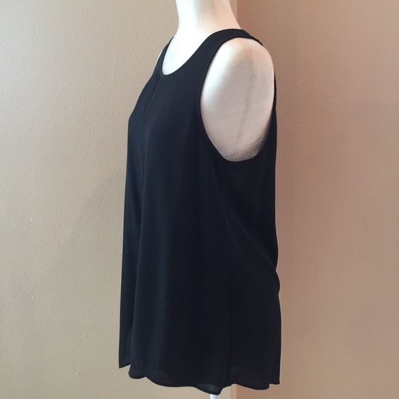 Karen Kane Sleeveless Black Woven Blouse Top - Picture 4 of 8