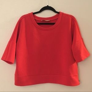Loft Boxy Red Shirt