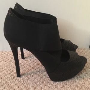 Jessica Simpson Peep Toe Playform Booties