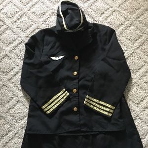 Girls Flight Attendant Costume