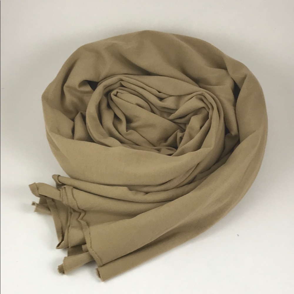 Tan Scarf, Solid Color