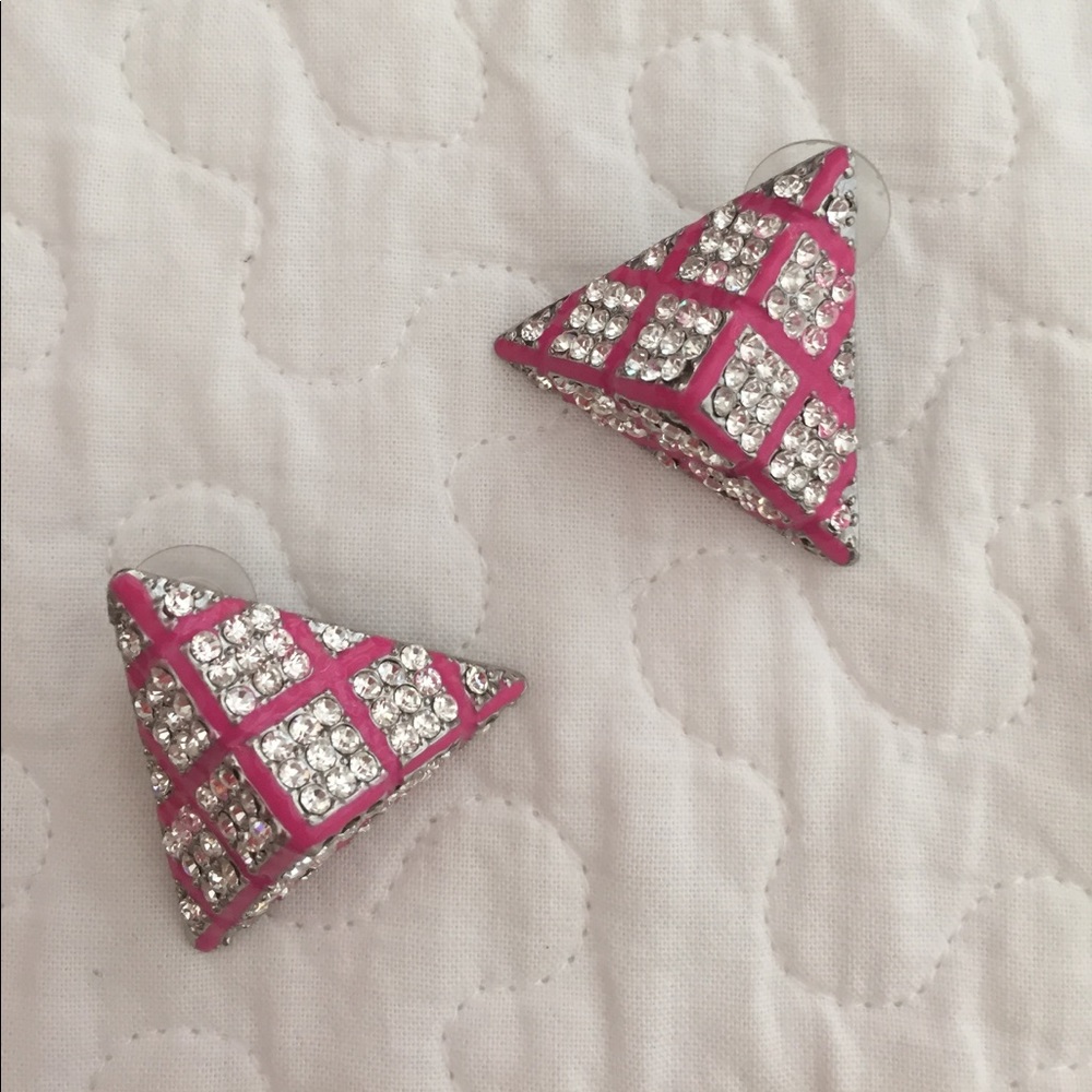 Pink statement earrings / Nordstrom