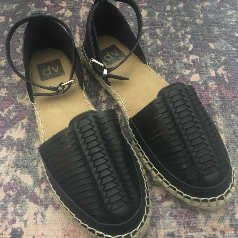 Dolce Vita espadrille flats with ankle strap