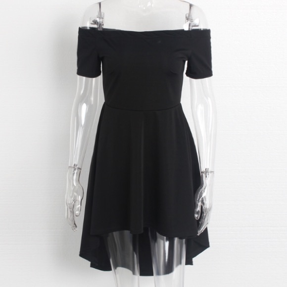 Off The Shoulder Asymmetrical Dresses - Picture 5 of 6