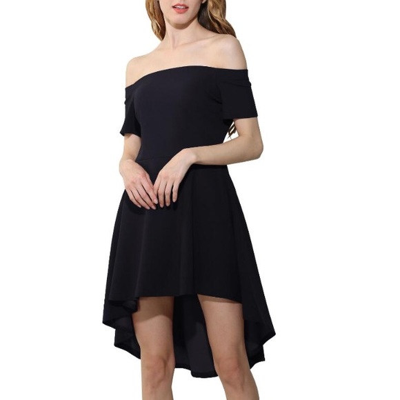 Off The Shoulder Asymmetrical Dresses - Picture 2 of 6