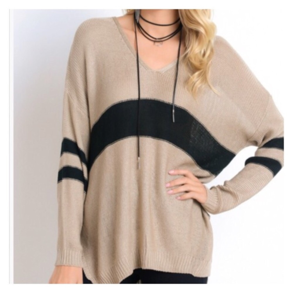 Black and Tan sweater FINAL PRICE DROP 🎉