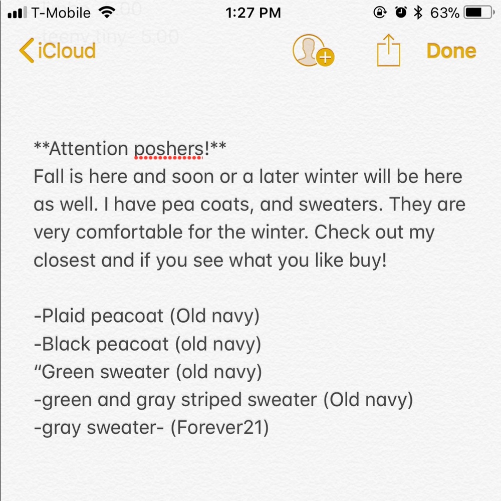 Attention poshers!