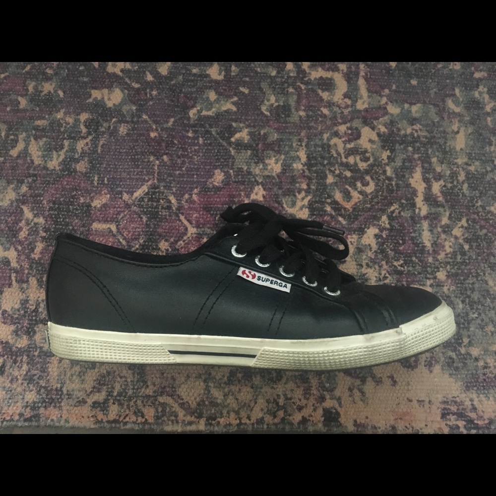 Superga black sneakers