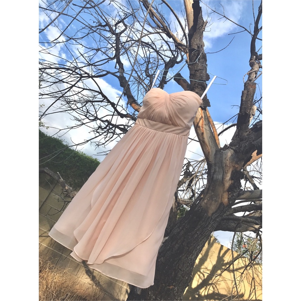 Jenny Yoo "Kiera" Blush Bridesmaid Dress Size 0