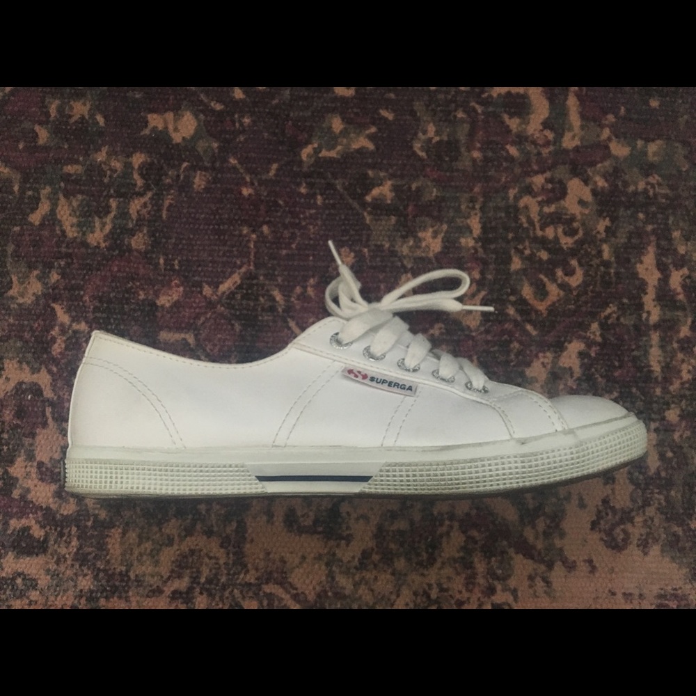 Superga white sneakers