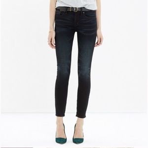 Madewell Skinny Skinny Crop Jeans -mid-rise, black