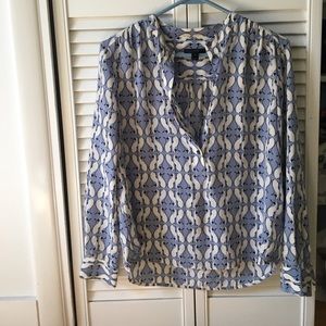 Jcrew 100% Silk Blouse