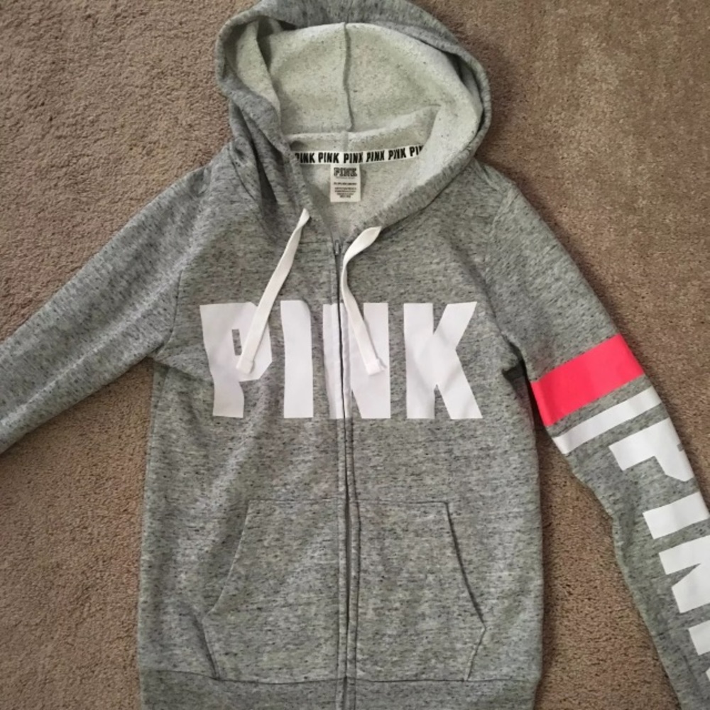 Victoria Secret PINK zip up hoodie NWOT