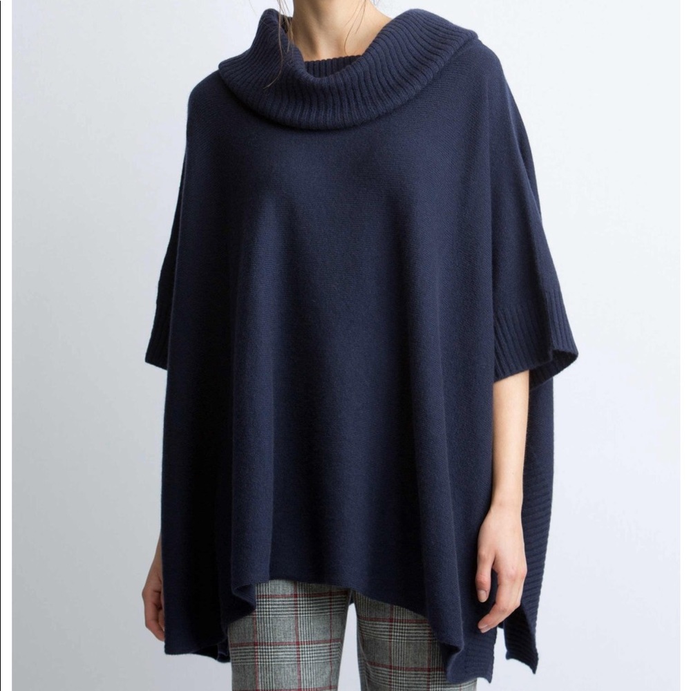 The Limited crowl neck poncho.