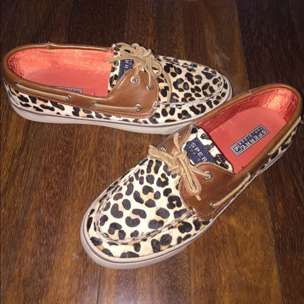 Sperry Leopard Print