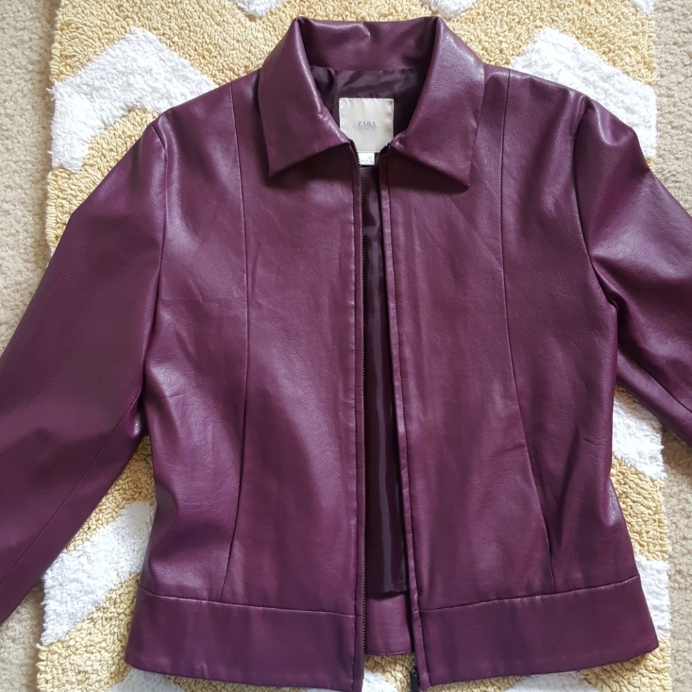 Zara purple jacket