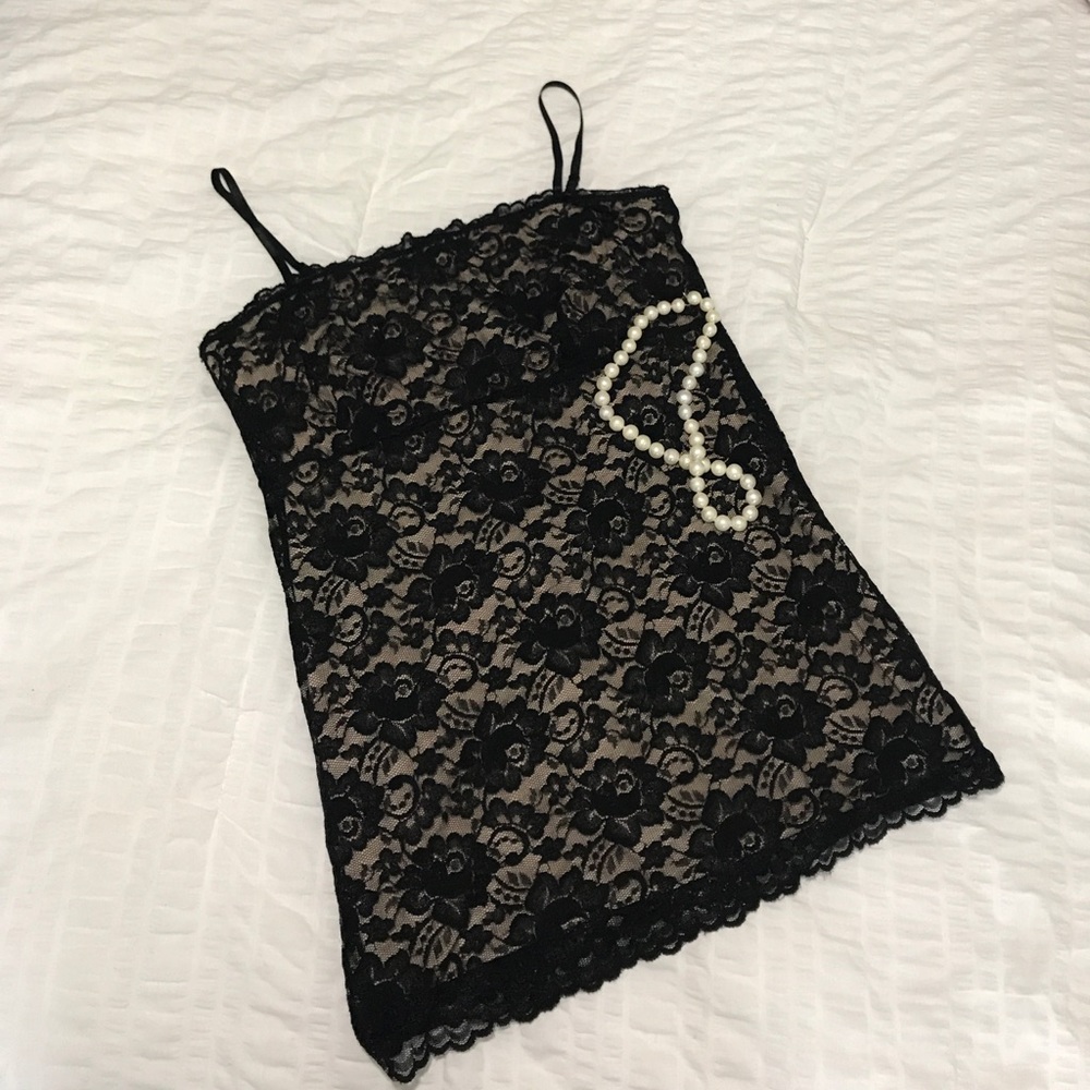 New York & Company Intimates Lace Cami Size XS