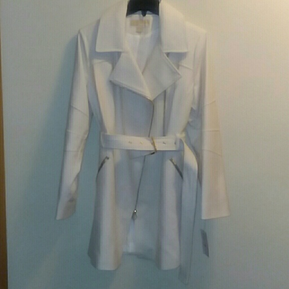MICHAEL Michael Kors Jackets & Blazers - Michael Kors Walker Coat,  Size Large,  Ivory
