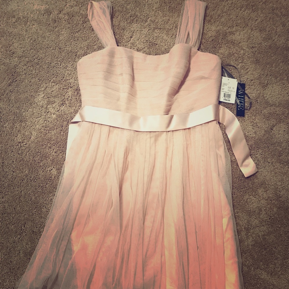Size 12, blush Vera Wang dress.