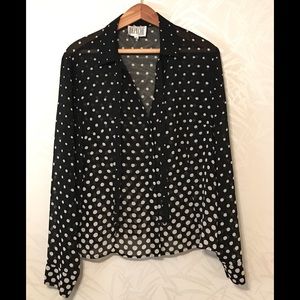 Despeche Mode Sheer Blouse Size 16