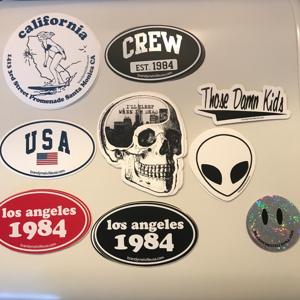 Bundle of Brandy Melville stickers!