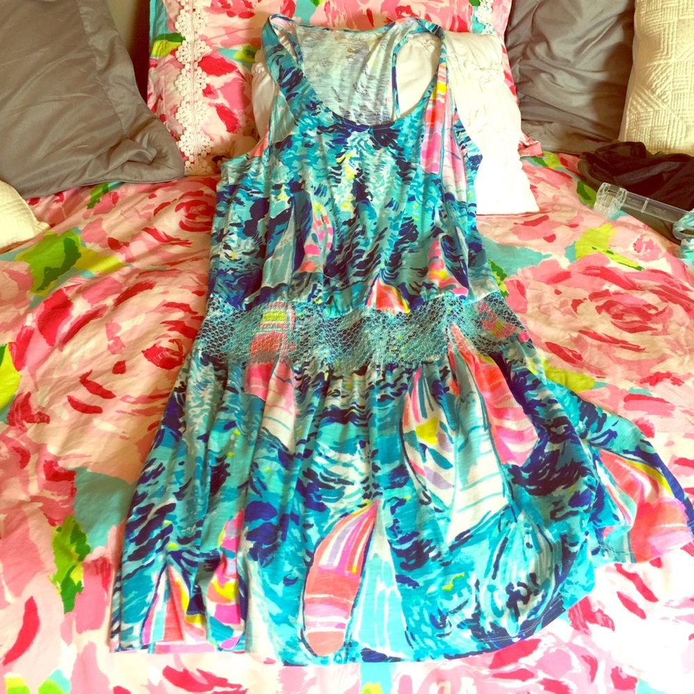 NWOT Lilly Pulitzer racer back dress size M