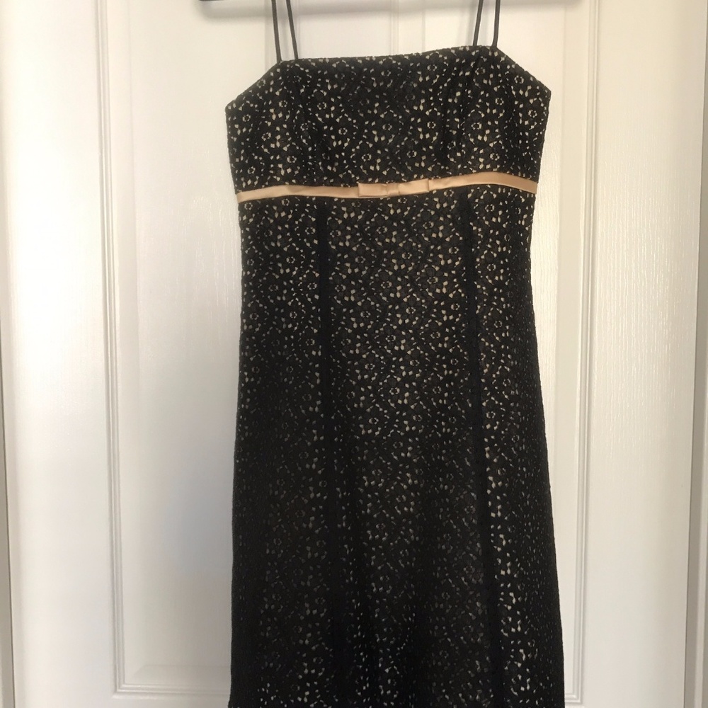 Black and Gold Prom Dress