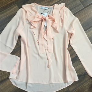 Gauze Long sleeve top