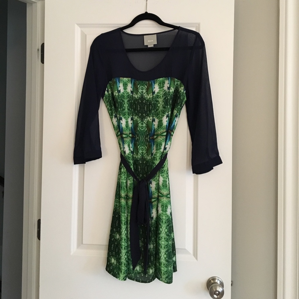 Anthropologie Maeve Elton Marble dress