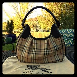 BURBERRY Authentic Brooklyn Haymarket Hobo