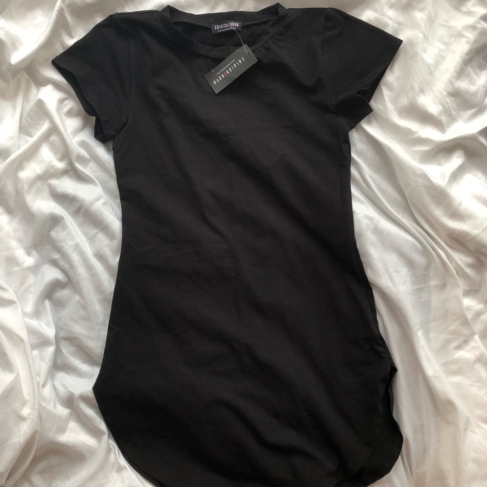 NWT Black T-Shirt Dress