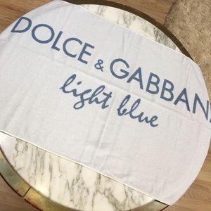 Dolce & Gabbana Light Blue Beach Towel.