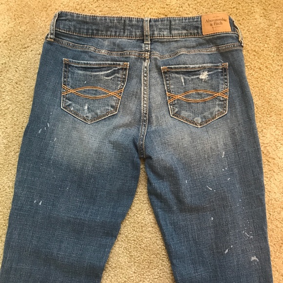 Bling, Distressed Abercrombie and Fitch jeans - Picture 3 of 3