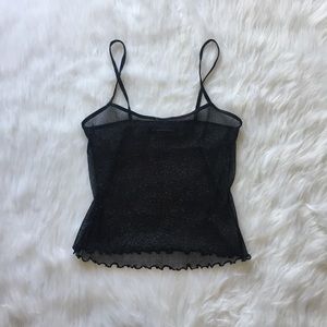 Brandy Melville tank top sparkley mesh